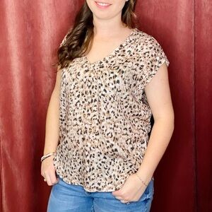Dear John Yanis Top - Animal Print
